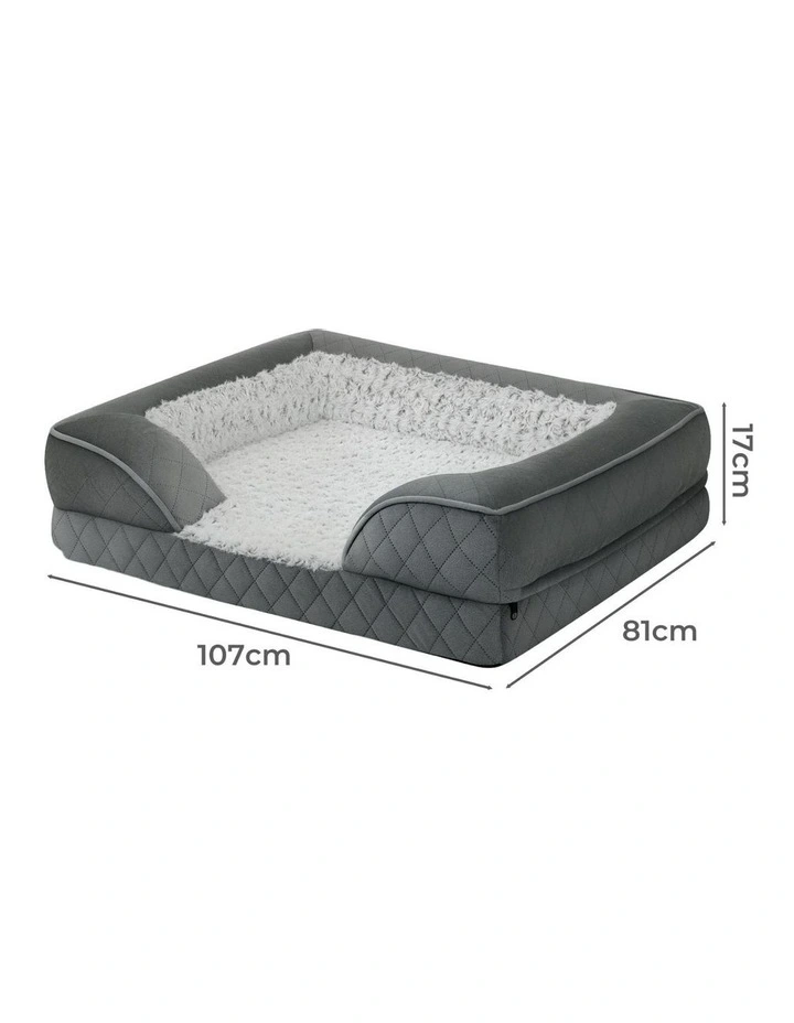 Orthopedic Dog Bed XL in Grey image 3