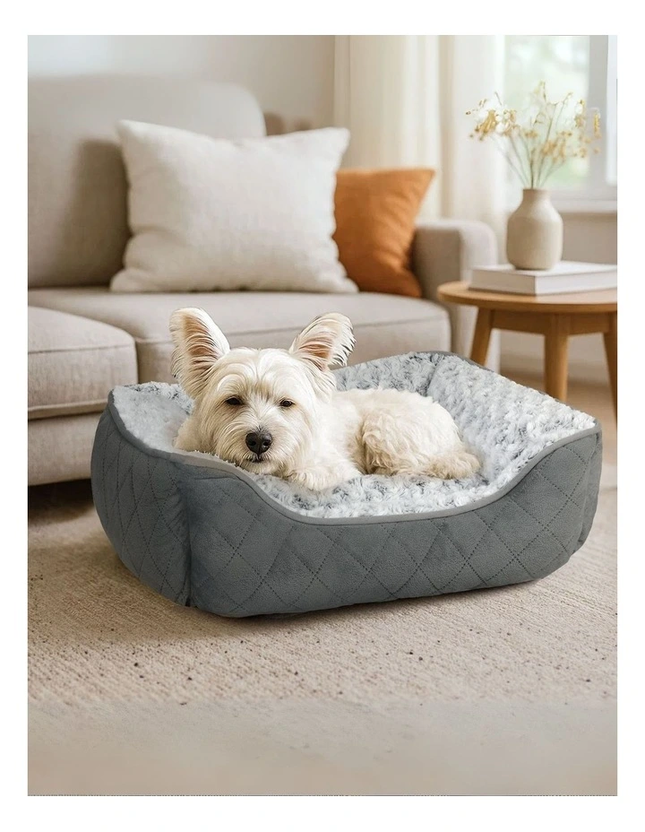 Pet Calming Bed in Grey image 2