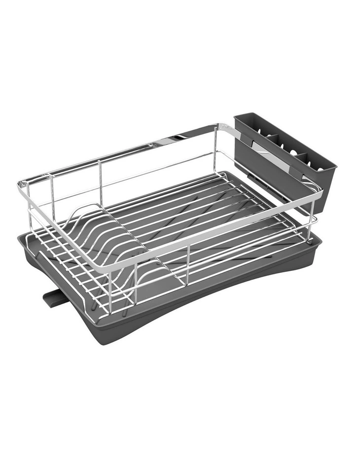 Kitchen Organizer Dish Drying Rack in Silver image 1