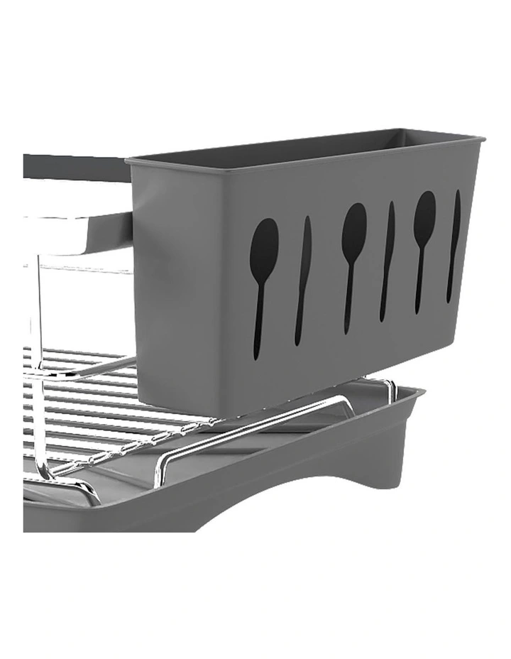 Kitchen Organizer Dish Drying Rack in Silver image 6