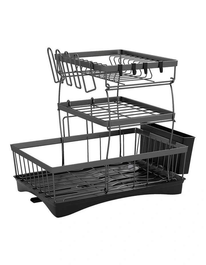 Dish Drying Rack in Black image 1