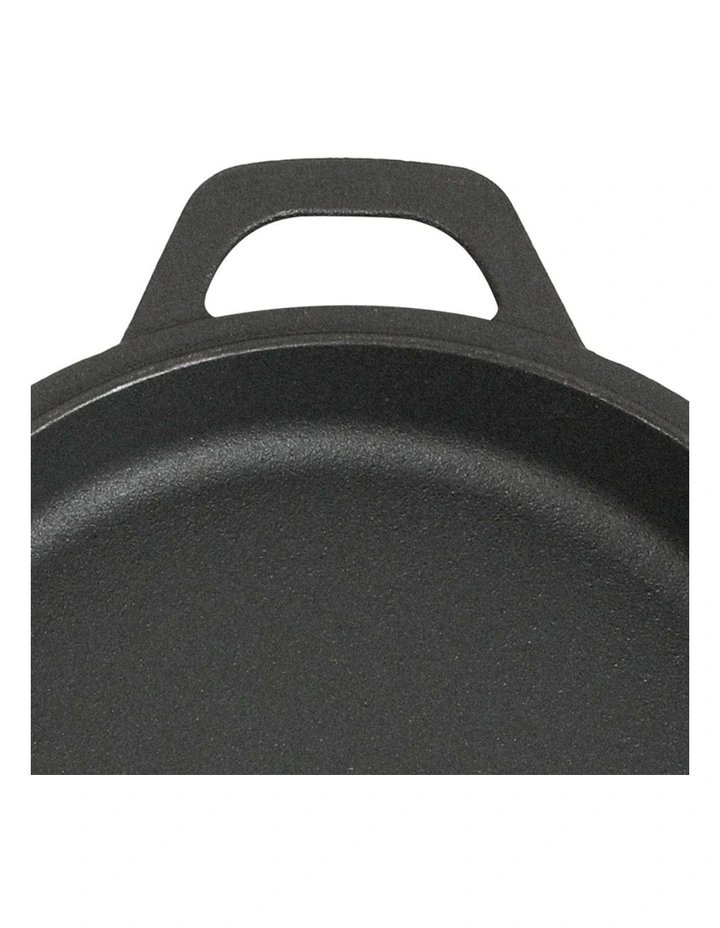 Cast Iron Frying Pan Set in Black image 5