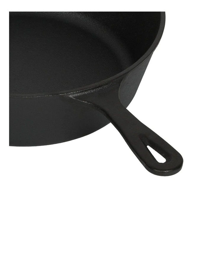 Cast Iron Frying Pan Set in Black image 6