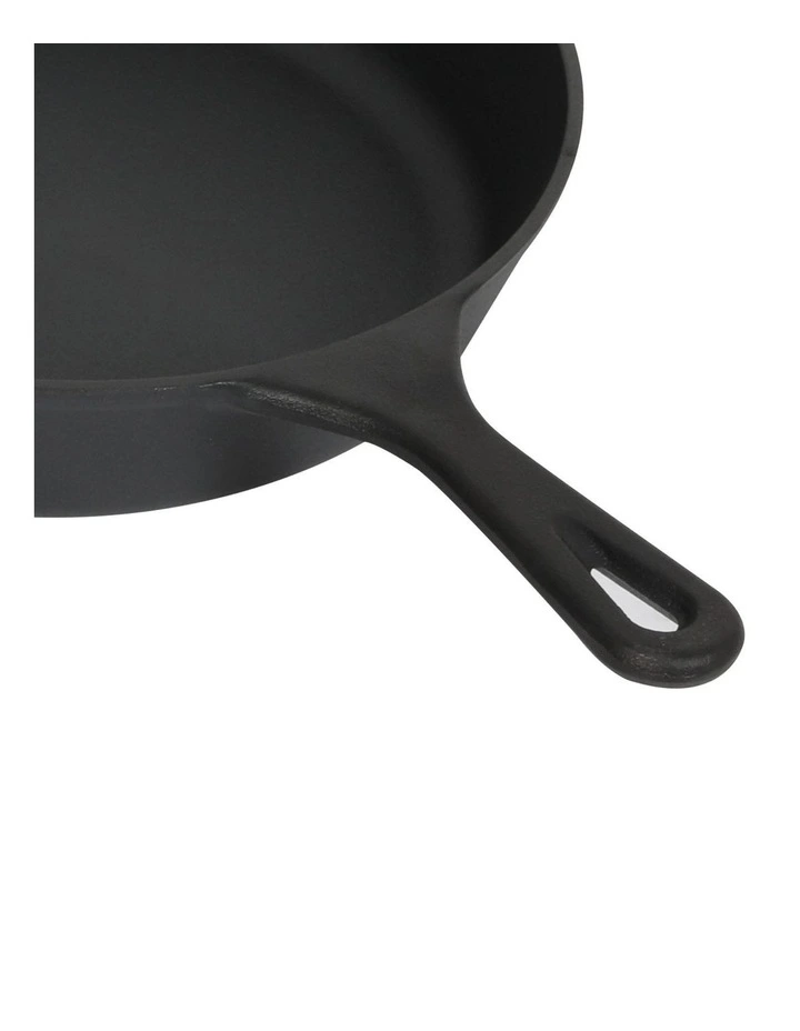 Cast Iron Frying Pan Set in Black image 5