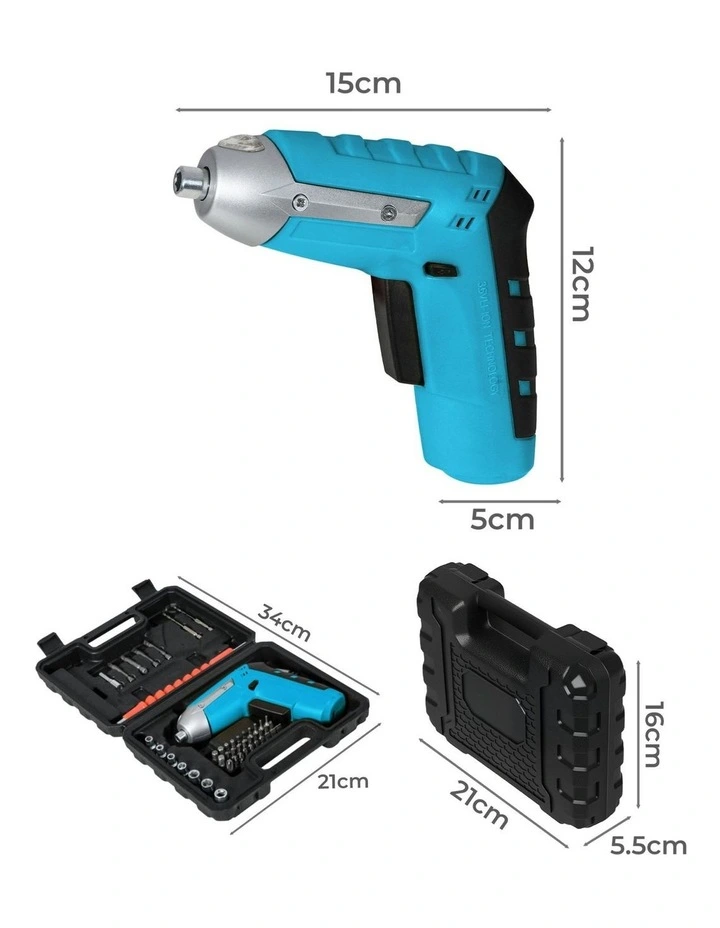 Cordless Screwdriver Set 47 Pieces image 2