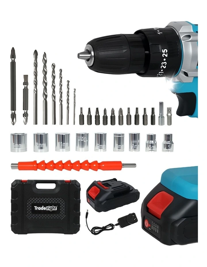 21V Cordless Drill Driver Kit image 1