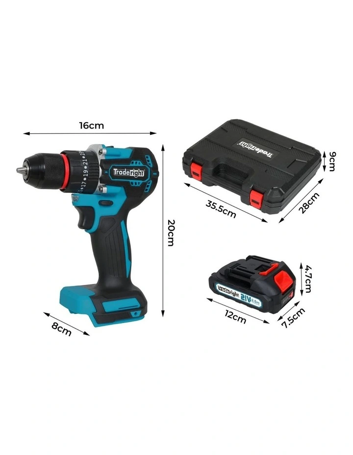 Cordless Brushless Drill Set image 3
