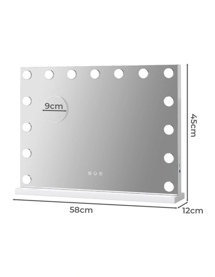 LED Makeup Mirror 58x45cm image 3