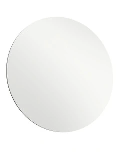 Round Frameless Wall Mirror 50cm in Clear