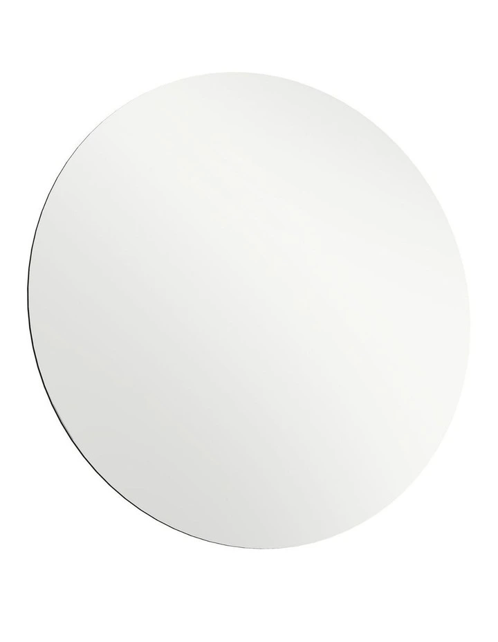 Round Frameless Wall Mirror 50cm in Clear image 1