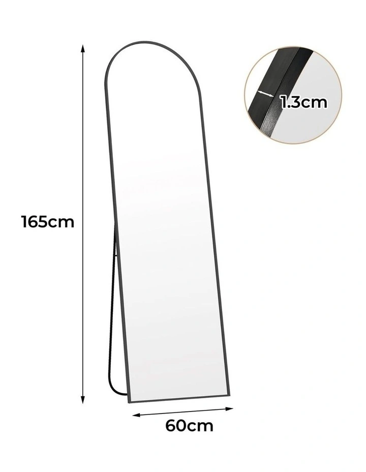 Full Length Free Standing Floor Mirror 165X60cm in Clear image 3