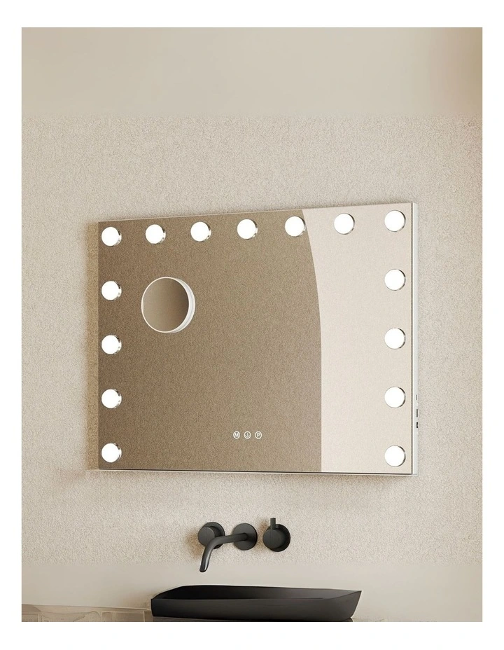 Hollywood Makeup Mirror 50x42cm in White image 7