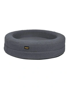 Pet Orthopedic Calming Bed Memory Foam Dog Sofa Donut Plush Washable XXL in Grey