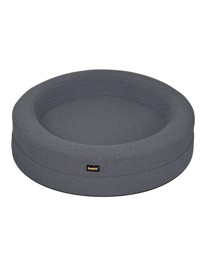 Pet Orthopedic Calming Bed Memory Foam Dog Sofa Donut Plush Washable XXL in Grey image 4