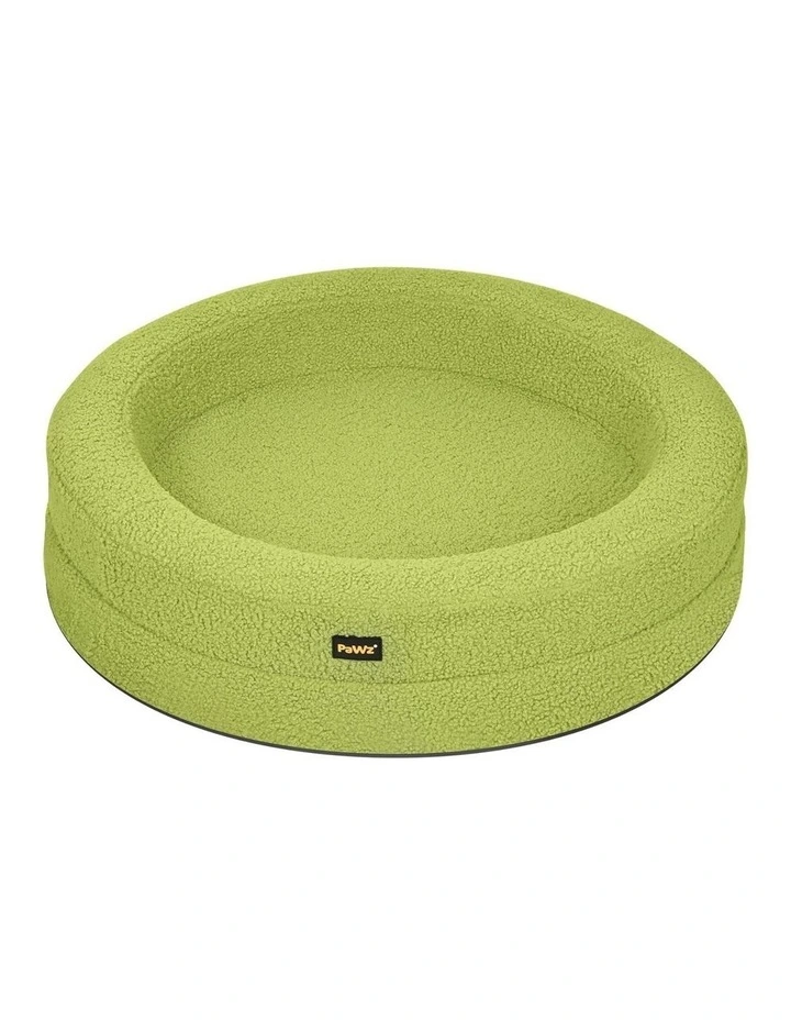 Pet Orthopedic Calming Bed Memory Foam Dog Sofa Donut Washable XXL in Green image 4