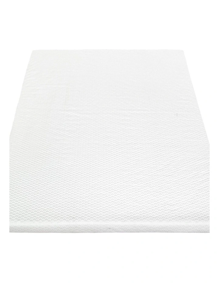 Gel Memory Foam Mattress Topper Bed Cool Bamboo Cover Double Washable 8cm in White image 6