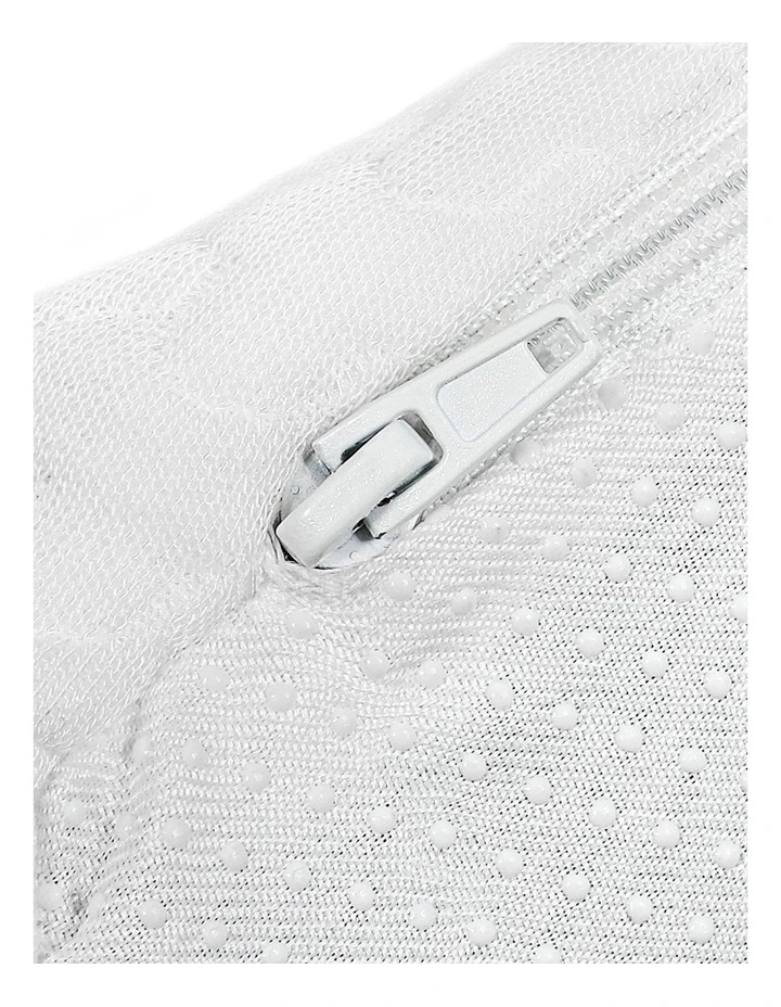 Gel Memory Foam Mattress Topper Bed Cool Bamboo Cover Queen Washable 8cm in White image 5