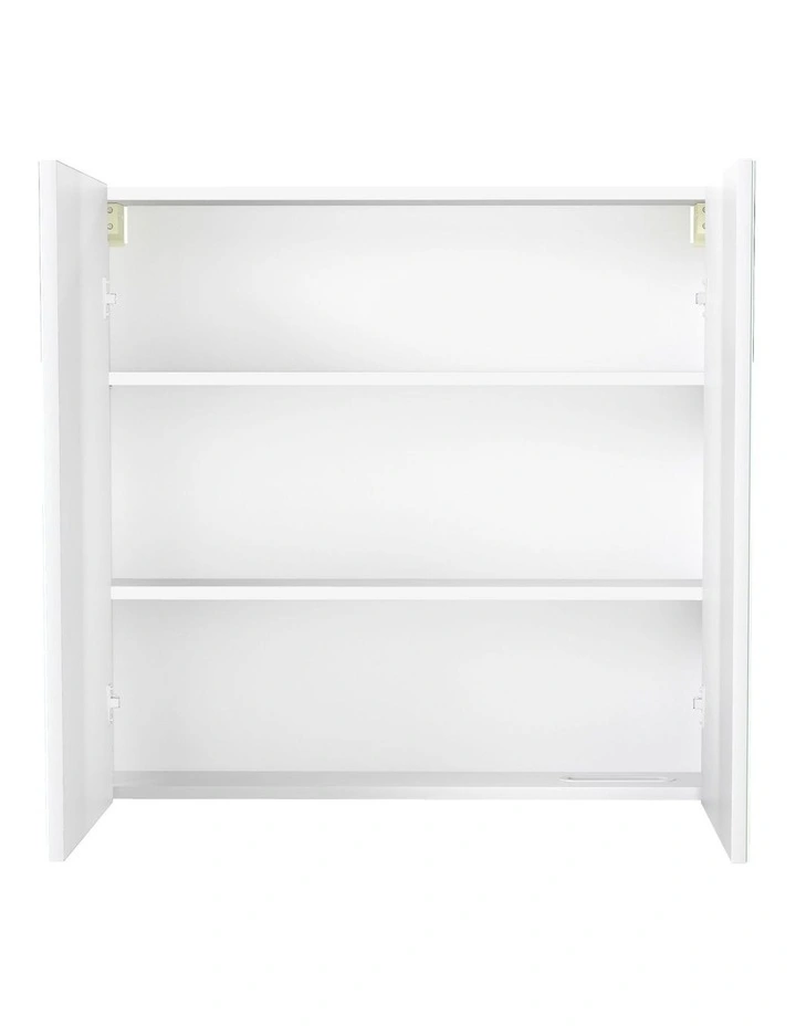 Bathroom Mirror Storage Cabinet Vanity Medicine Makeup Wall Mounted 75CM in White image 4