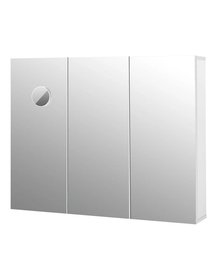 Bathroom Mirror Storage Cabinet Vanity Medicine Makeup Wall Mounted 90CM in White image 1