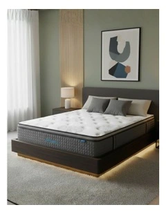 Medium Firm Single Size Spring Mattress 35cm in Grey