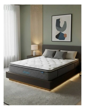 Medium Firm Single Size Spring Mattress 35cm in Grey