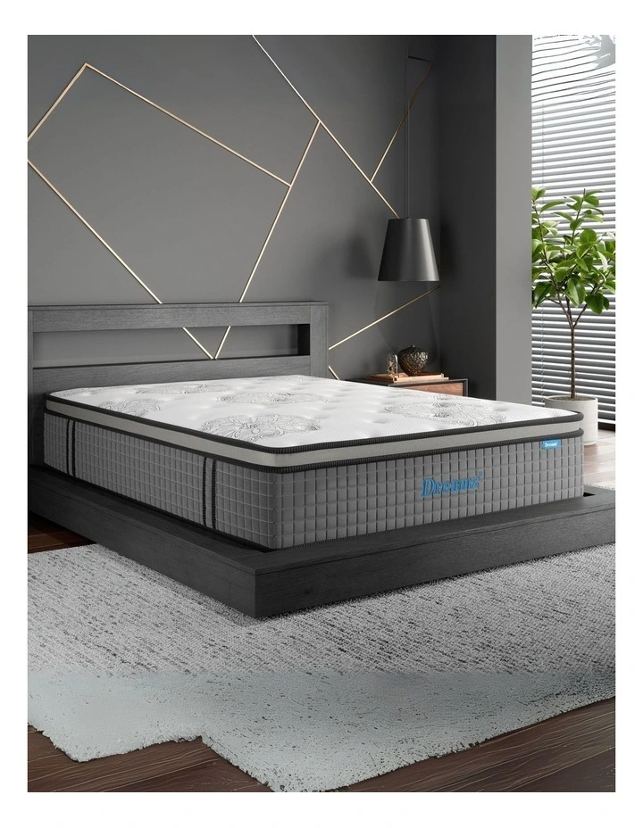 Medium Firm Single Size Spring Mattress 35cm in Grey image 1