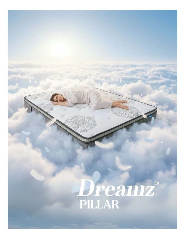 Medium Firm Single Size Spring Mattress 35cm in Grey image 3