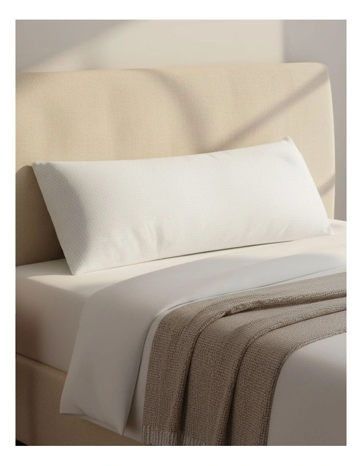 Full Body Memory Foam Soft Pillow in White image 1