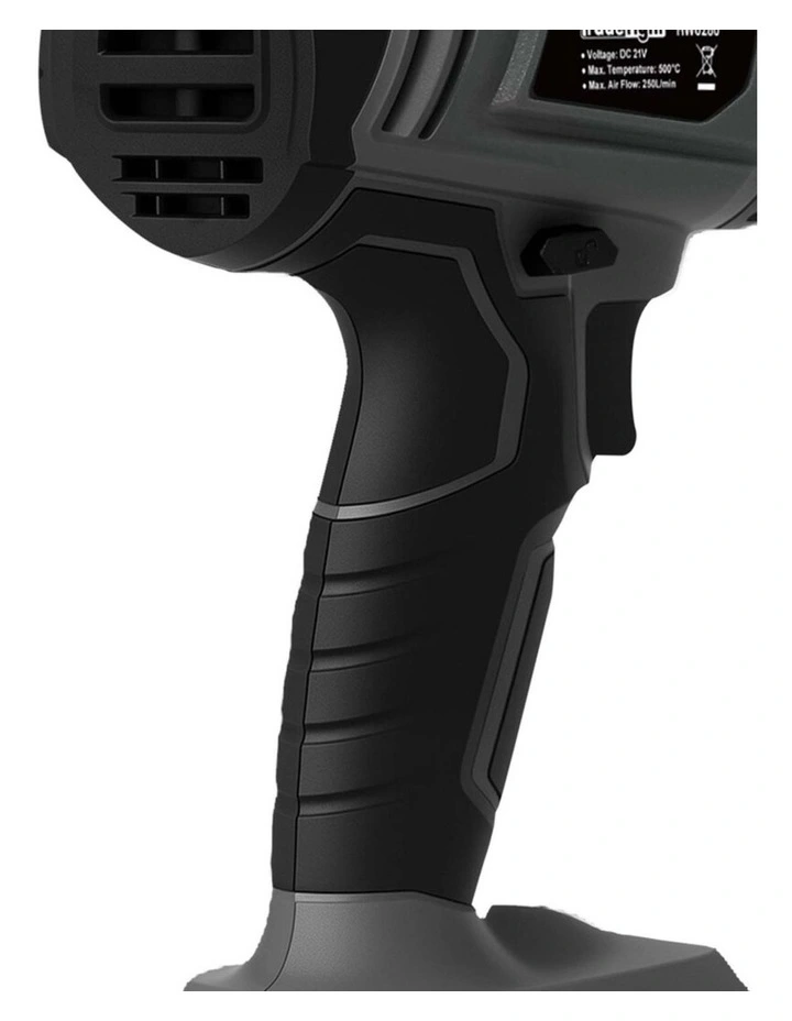 Heat Gun Kit Battery Operated 21V 500C Turbo Air Flow with 5 Nozzles image 4
