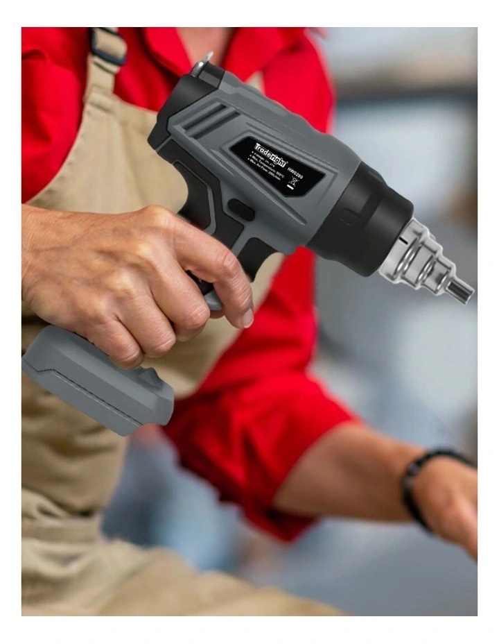 Heat Gun Kit Battery Operated 21V 500C Turbo Air Flow with 5 Nozzles image 7