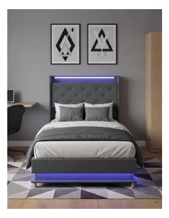 Single Bed Frame in Grey