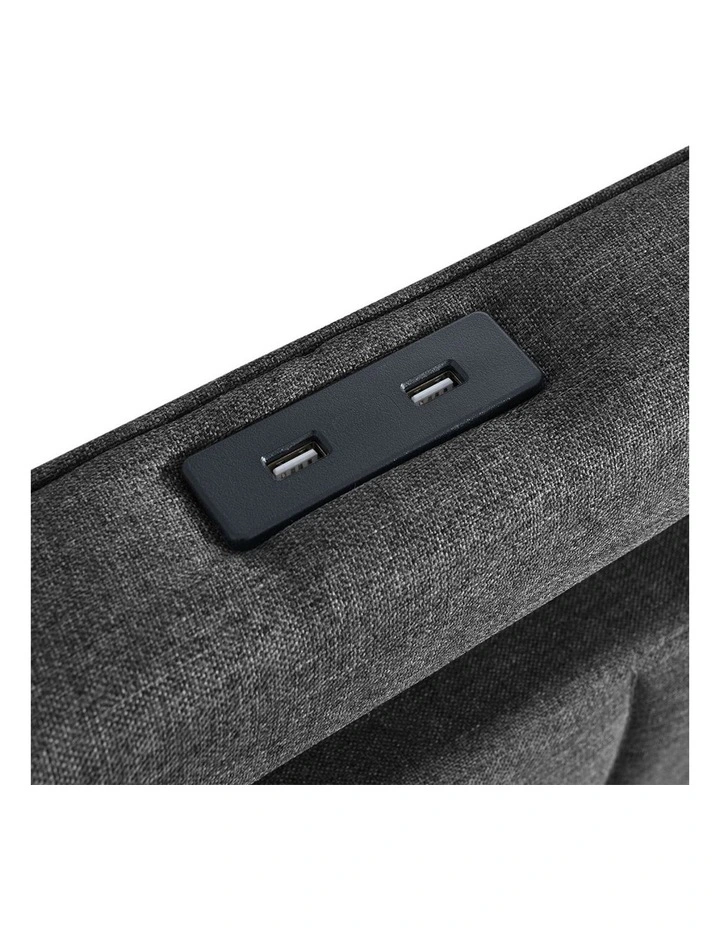 Single Solid Bed Frame in Grey image 4