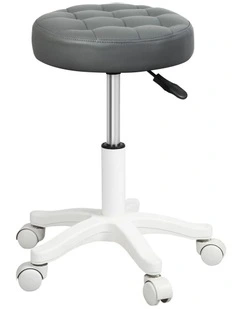 Swivel Stool Rolling Bar Stools Chair in Grey
