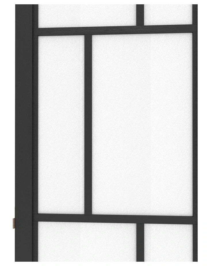 Room Divider 6 Panel in Black image 5
