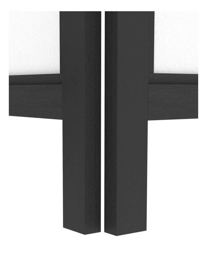 Room Divider 6 Panel in Black image 7