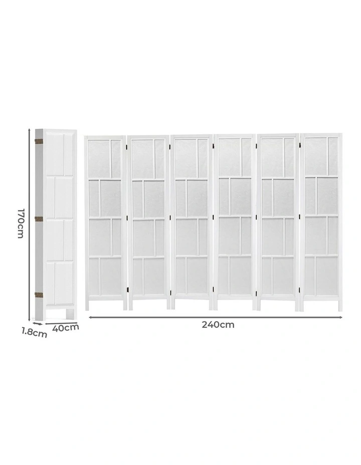 Wooden Panel Room Levede 6 in White image 3