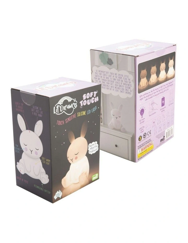 Bunny Soft Touch LED Light in White image 3