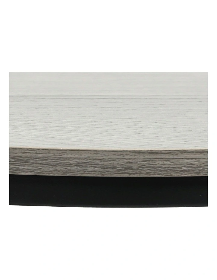 Round Nesting Coffee Table Set of 2 in Grey image 4