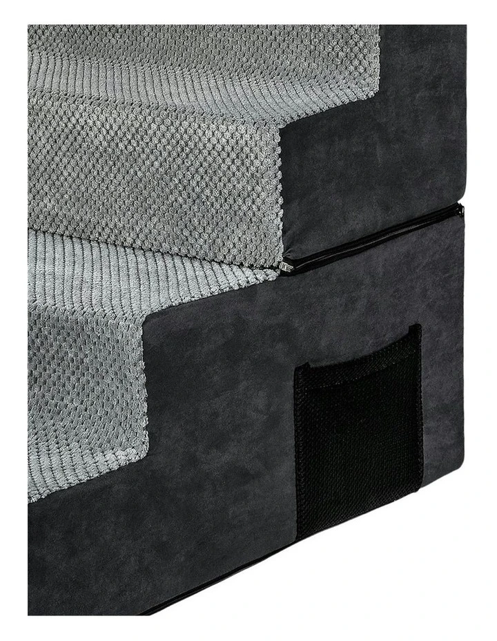 Pawz 4 Steps Pet Stairs for Bed Sofa High Density Foam Dog Ramp Non-Slip Ladder image 6