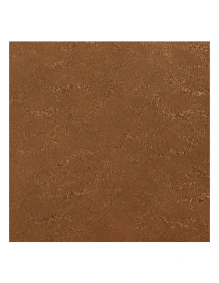 PU Leather Padded Seat Kitchen Lounge 2x Dining Chairs in Brown image 5