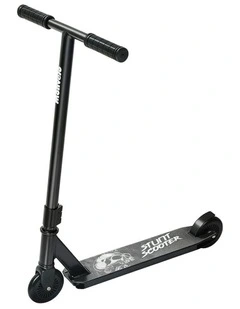 Freestyle Trick 360 Spin Kick Push Tricks Ride Stunt Scooter in Black