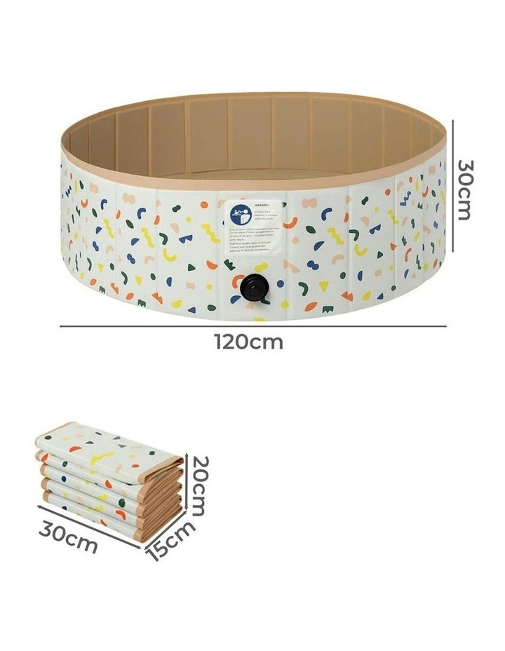 Foldable Pet Swimming Pool 120cm image 3