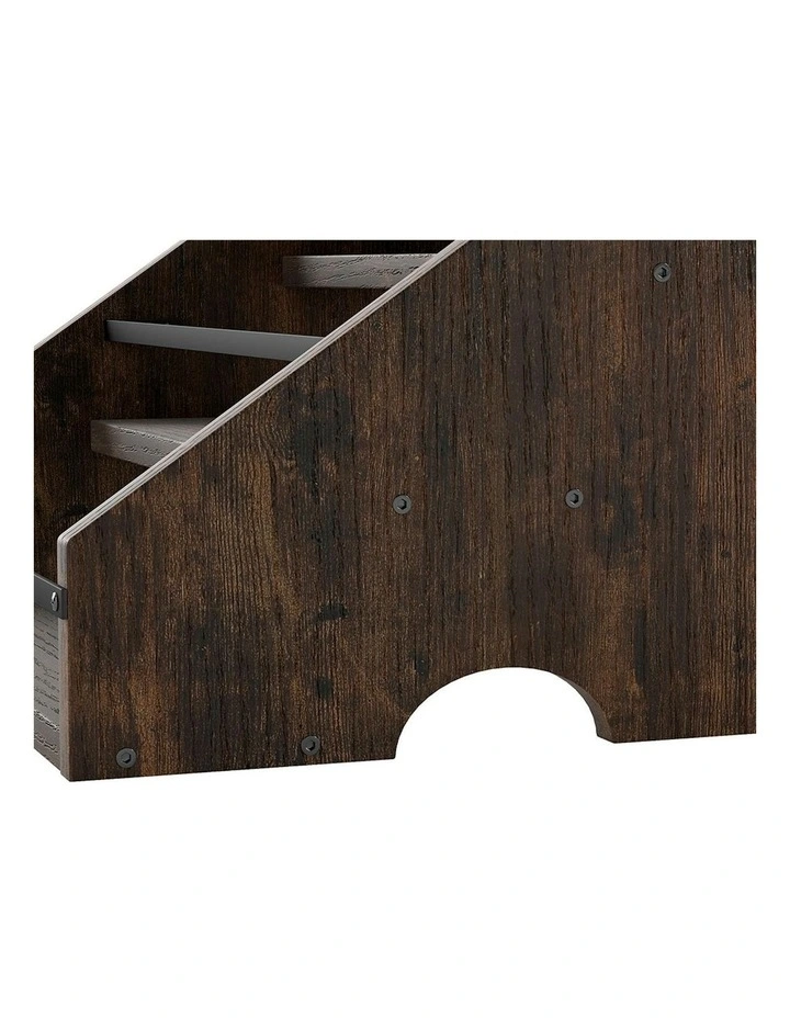 Counter Top Wine Rack Storage Liquor Bottle Display Shelf Wooden Holders in Brown image 4