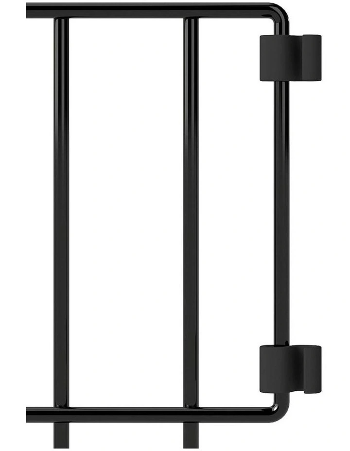 Metal Garden Border Fence 10 Pieces in Black image 5