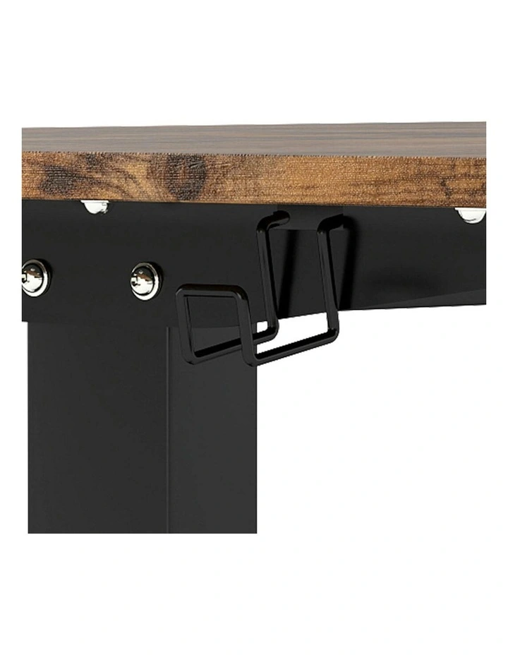 Height Adjustable Gaming Electric Standing Desk 120cm in Vintage Oak image 4