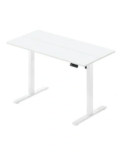 Height Adjustable Gaming Electric Standing Desk 110cm in White