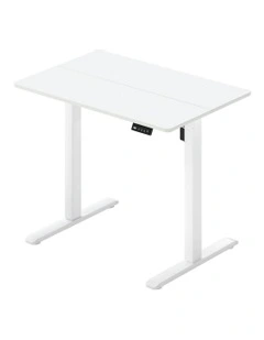 Height Adjustable Gaming Electric Standing Desk 80cm in White
