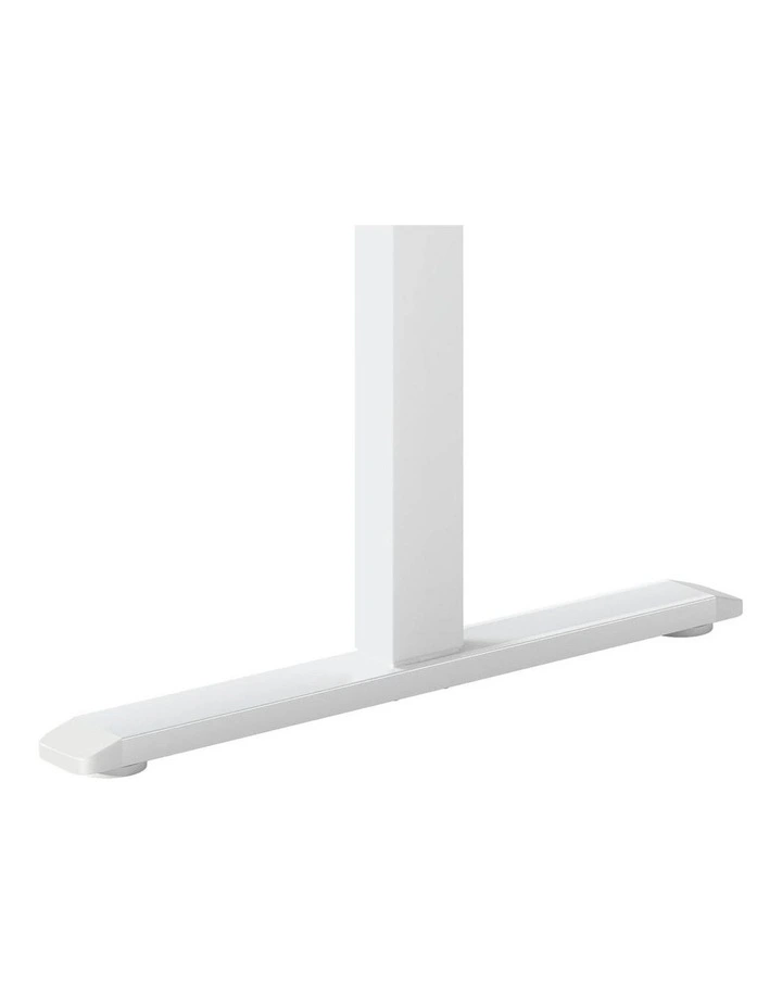 Height Adjustable Gaming Electric Standing Desk 80cm in White image 6