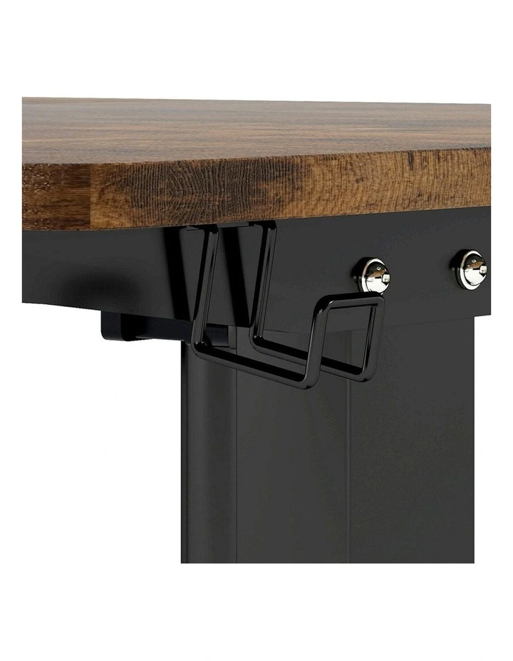 Height Adjustable Gaming Desk Home Office Electric Standing Desk 90cm in Brown image 4