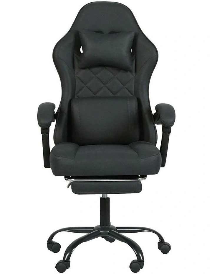 High Back Ergonomic Office Reclining Computer Gaming Chair in Grey image 2